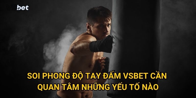Vì sao soi phong độ tay đấm Vsbet lại quan trọng với cược thủ? 2 Soi phong độ tay đấm Vsbet cần quan tâm những yếu tố nào?